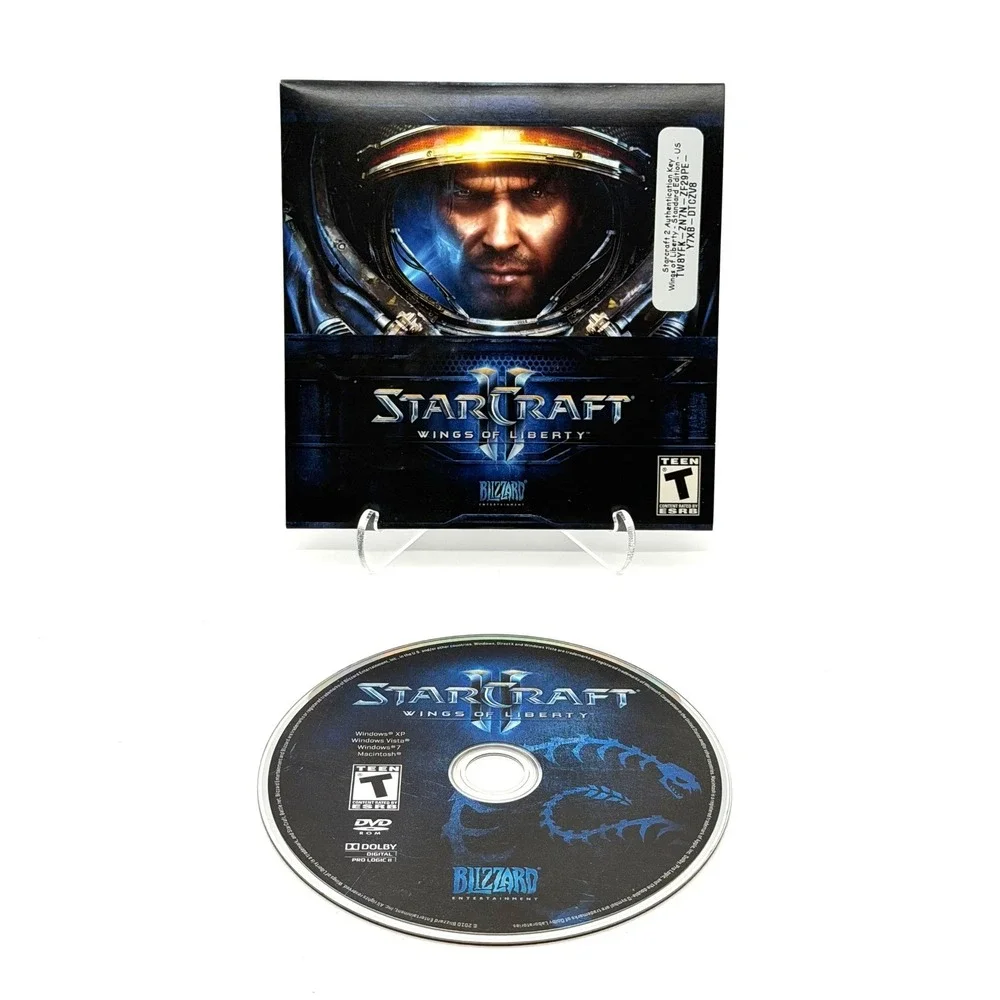 StarCraft II Wings of Liberty PC Mac DVD-ROM Blizzard Game Box Manual